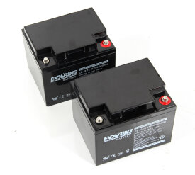 12000040 12V 40Ah Deep Cycle KURU Akü 2 adet - WOLLEX