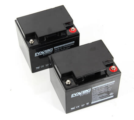 12000040 12V 40Ah Deep Cycle KURU Akü 2 adet - 1