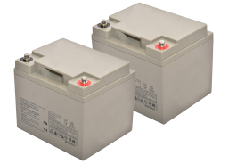 12000126 12V 26Ah Deep Cycle KURU Akü 2 adet - WOLLEX