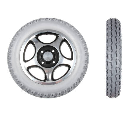 20018002 12 İnç 12½ x 2¼ Dolgu Arka Teker - 1