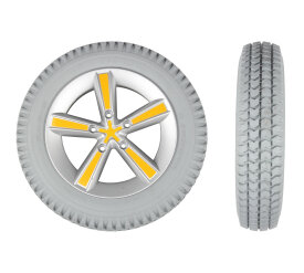 50018002 B500 300-8 Dolgu Arka Teker - WOLLEX