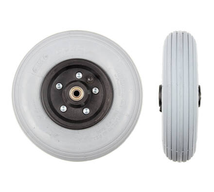 80718001 200X50 Akülü Tekerlekli Sandalye Jantlı Havalı Ön Tekeri - 1