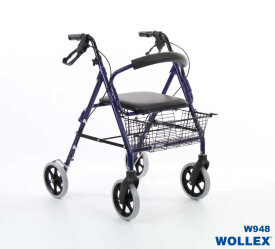 W948 Alüminyum Tekerlekli Rollatör - WOLLEX