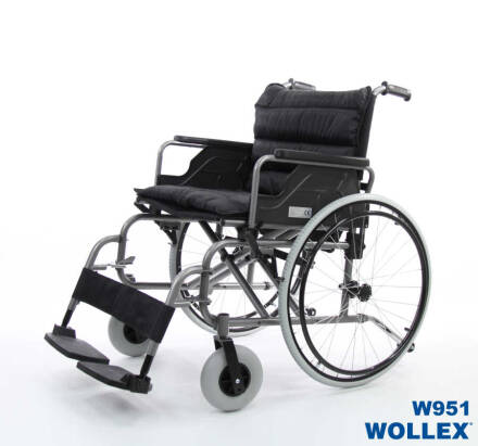 W951 Büyük Beden Manuel Tekerlekli Sandalye - 1