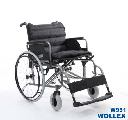 W951 Büyük Beden Manuel Tekerlekli Sandalye - 2
