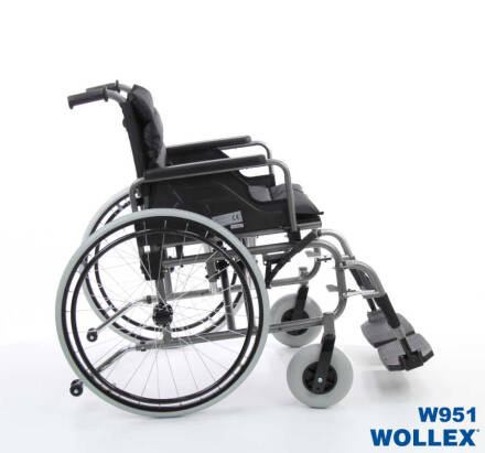 W951 Büyük Beden Manuel Tekerlekli Sandalye - 3